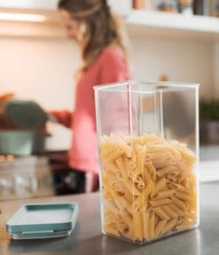 Mepal – Omnia Bewaardoos Rechthoekig 2000 Ml – Zwart – Voorraaddoos – Bewaardoos Met Deksel - Makkelijk Stapelbare Voorraadpotten – Lucht En- Aromadicht -Gezinswaren Verkoop 1033x1200 2