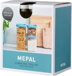 Mepal – Omnia Set Bewaardoos 3-delig – Black – Bewaardozen Voedsel – Makkelijk Stapelbare Voorraadpotten – Lucht En- Aromadicht -Gezinswaren Verkoop 1135x1200 1