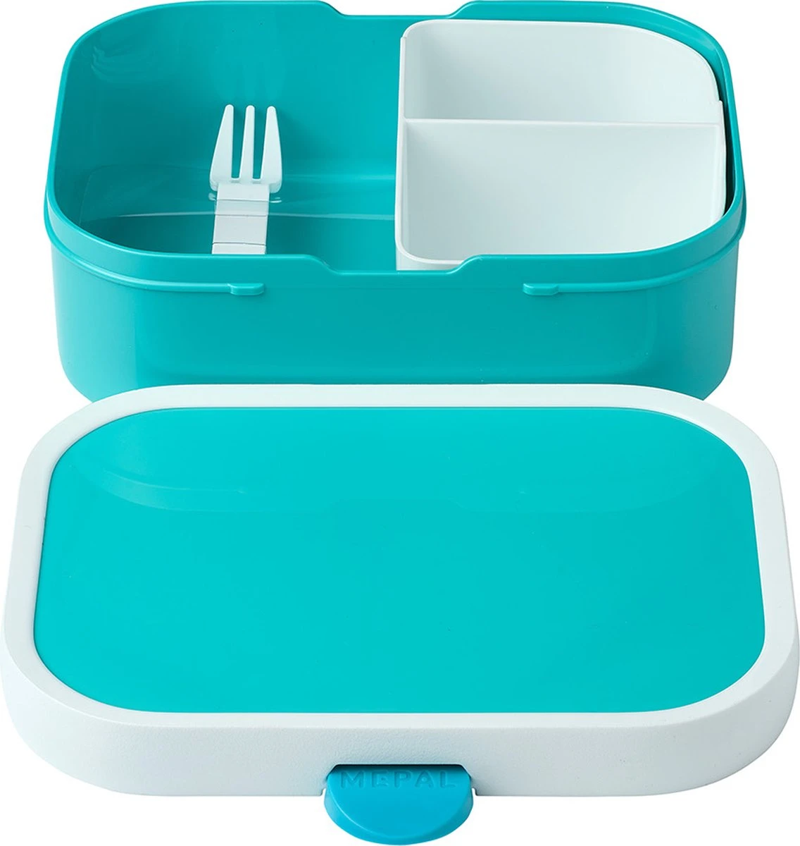 Mepal – Waterfles + Lunchbox + Fruitbox Campus – Turquoise – Drinkfles Voor Kinderen – Broodtrommel – Fruitbakje – Giftset 4 Mepal – Waterfles + Lunchbox + Fruitbox Campus – Turquoise – Drinkfles Voor Kinderen – Broodtrommel – Fruitbakje – Giftset - Afbeelding 2