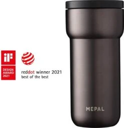 Mepal Isoleerbeker Ellipse 375 Ml – Houdt Je Drankje 4 Uur Warm En 8 Uur Koud – Titanium – Koffiebeker To Go – Lekdicht – Thermosbeker -Gezinswaren Verkoop 1162x1200