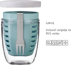 Mepal – Fruit-& Veggie Pot Ellipse – Fruitbox Voor Onderweg - Nordic Pink – Voorzien Van Vergietje En RVS Vorkje -Gezinswaren Verkoop 1200x1093 2