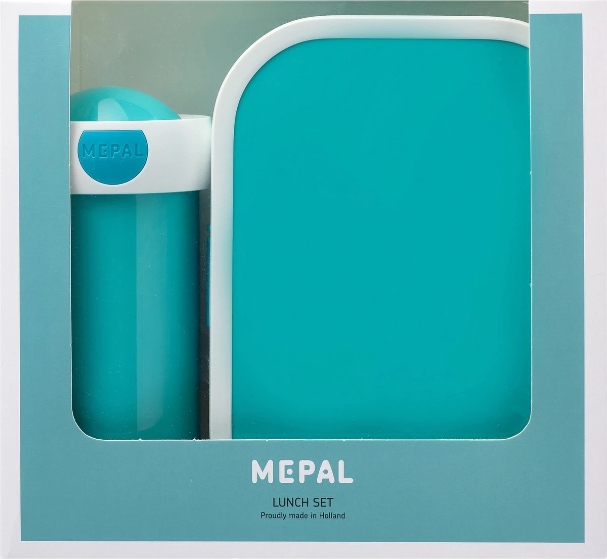 Mepal – Lunchset Campus (sb + Lb) – Schoolbeker En Broodtrommel Voor Kinderen – Turquoise – Bento Box - Lekvrij 10 Mepal – Lunchset Campus (sb + Lb) – Schoolbeker En Broodtrommel Voor Kinderen – Turquoise – Bento Box - Lekvrij - Afbeelding 9