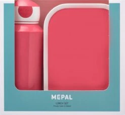 Mepal – Lunchset Campus (pu + Lb) – Pop-up Drinkfles En Broodtrommel Voor Kinderen – Roze – Bento Box – Lekvrij -Gezinswaren Verkoop 1200x1107