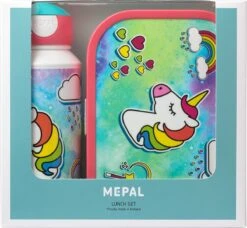 Mepal – Lunchset Campus (pu + Lb) – Pop-up Drinkfles En Broodtrommel Voor Kinderen – Unicorn – Bento Box – Lekvrij -Gezinswaren Verkoop 1200x1108
