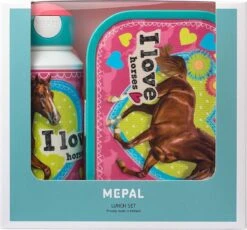 Mepal – Lunchset Campus (pu + Lb) – Pop-up Drinkfles En Broodtrommel Voor Kinderen – My Horse – Bento Box – Lekvrij -Gezinswaren Verkoop 1200x1115