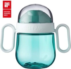 Mepal Mio – Antilekbeker 200 Ml – Gegarandeerd Lekvrij – Deep Turquoise – Kan Tegen Een Stootje – Drinkbeker Voor Kinderen – Oefenbeker -Gezinswaren Verkoop 1200x1165 1