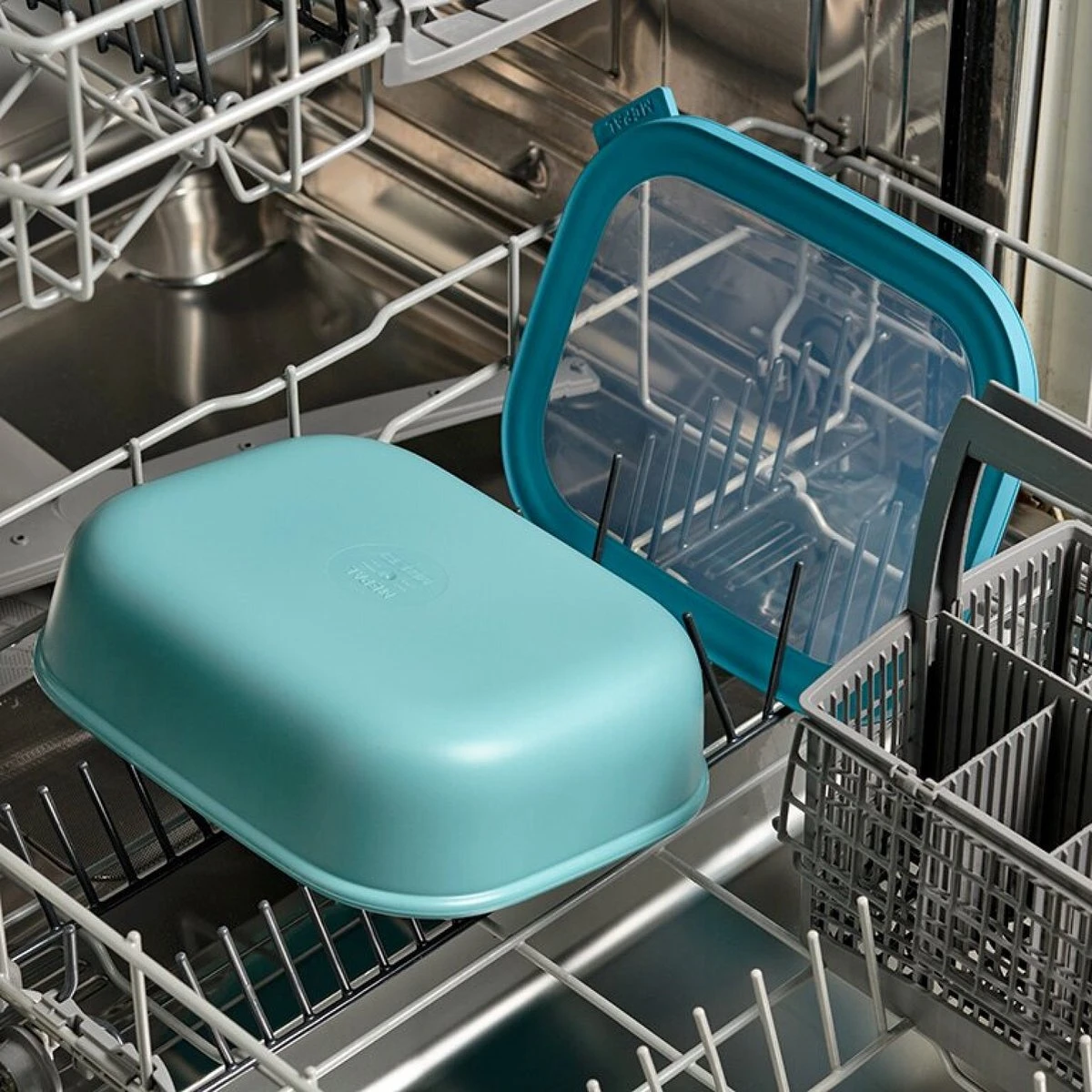 Mepal - Multikom Cirqula Rechthoekig 3-delige Set (500+1000+2000) - Mag In De Vriezer, Magnetron En Vaatwasser – Nordic Black – Meal Prep Bakjes - Bewaardozen Met Deksel 12 Mepal - Multikom Cirqula Rechthoekig 3-delige Set (500+1000+2000) - Mag In De Vriezer, Magnetron En Vaatwasser – Nordic Black – Meal Prep Bakjes - Bewaardozen Met Deksel - Afbeelding 10