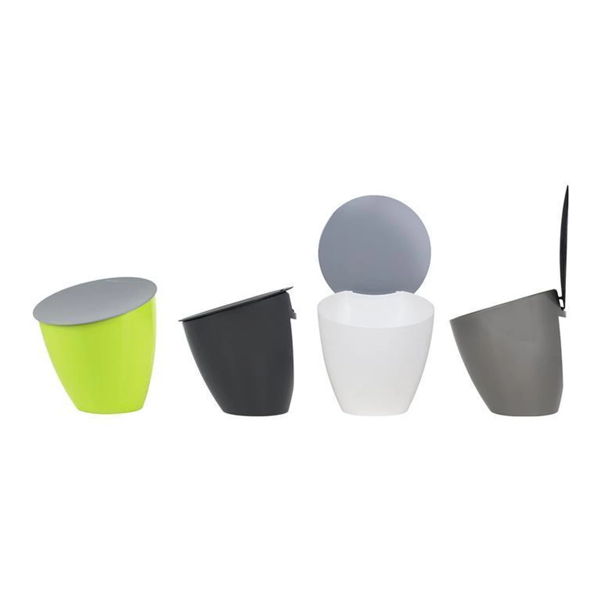 Mepal - Afvalbakje Calypso - Afvalbakje Voor Op Het Aanrecht - 2.2 Liter - Zwart - Grote Vulopening - Gemakkelijk Te Reinigeren 5 Mepal - Afvalbakje Calypso - Afvalbakje Voor Op Het Aanrecht - 2.2 Liter - Zwart - Grote Vulopening - Gemakkelijk Te Reinigeren - Afbeelding 3