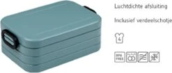 Mepal Lunchbox Take A Break Midi - 900 ML - Zilver -Gezinswaren Verkoop 1200x511