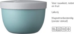 Mepal – Snackpot Ellipse 350 Ml – Praktische Snackbox Voor Onderweg – Wit - Mag In De Magnetron, Vriezer En Vaatwasser. -Gezinswaren Verkoop 1200x557