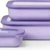 Mepal - Multikom Cirqula Rechthoekig 3-delige Set (500+1000+2000) - Mag In De Vriezer, Magnetron En Vaatwasser – Nordic Lilac – Meal Prep Bakjes - Bewaardozen Met Deksel -Gezinswaren Verkoop 1200x580