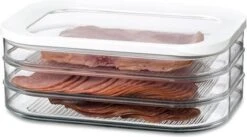 Mepal – Vleeswarendoos Modula 3-laags – Wit – Bewaardoos Met Deksel – Zicht Op Inhoud - Stapelbaar – Koelkastdoos 24 Mepal – Vleeswarendoos Modula 3-laags – Wit – Bewaardoos Met Deksel – Zicht Op Inhoud - Stapelbaar – Koelkastdoos -Gezinswaren Verkoop 1200x667