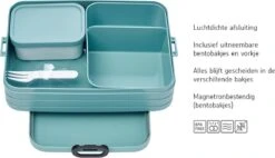 Mepal – Bento Lunchbox Take A Break Large- Inclusief Bento Box – Nordic Blue – Lunchbox Voor Volwassenen 13 Mepal – Bento Lunchbox Take A Break Large- Inclusief Bento Box – Nordic Blue – Lunchbox Voor Volwassenen -Gezinswaren Verkoop 1200x688 1