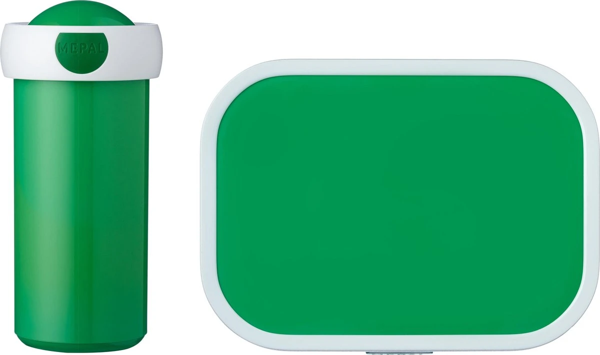 Mepal – Lunchset Campus (sb + Lb) – Schoolbeker En Broodtrommel Voor Kinderen – Groen – Bento Box - Lekvrij 3 Mepal – Lunchset Campus (sb + Lb) – Schoolbeker En Broodtrommel Voor Kinderen – Groen – Bento Box - Lekvrij