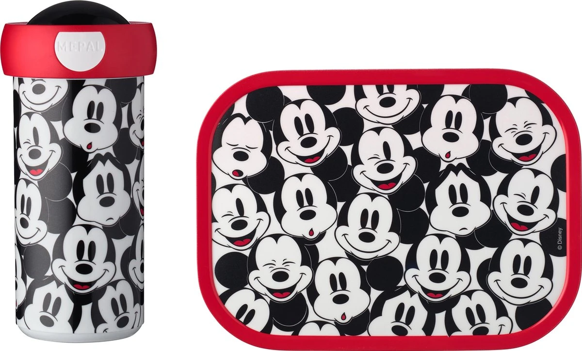 Mepal – Lunchset Campus (sb + Lb) – Schoolbeker En Broodtrommel Voor Kinderen – Mickey Mouse – Bento Box - Lekvrij 3 Mepal – Lunchset Campus (sb + Lb) – Schoolbeker En Broodtrommel Voor Kinderen – Mickey Mouse – Bento Box - Lekvrij