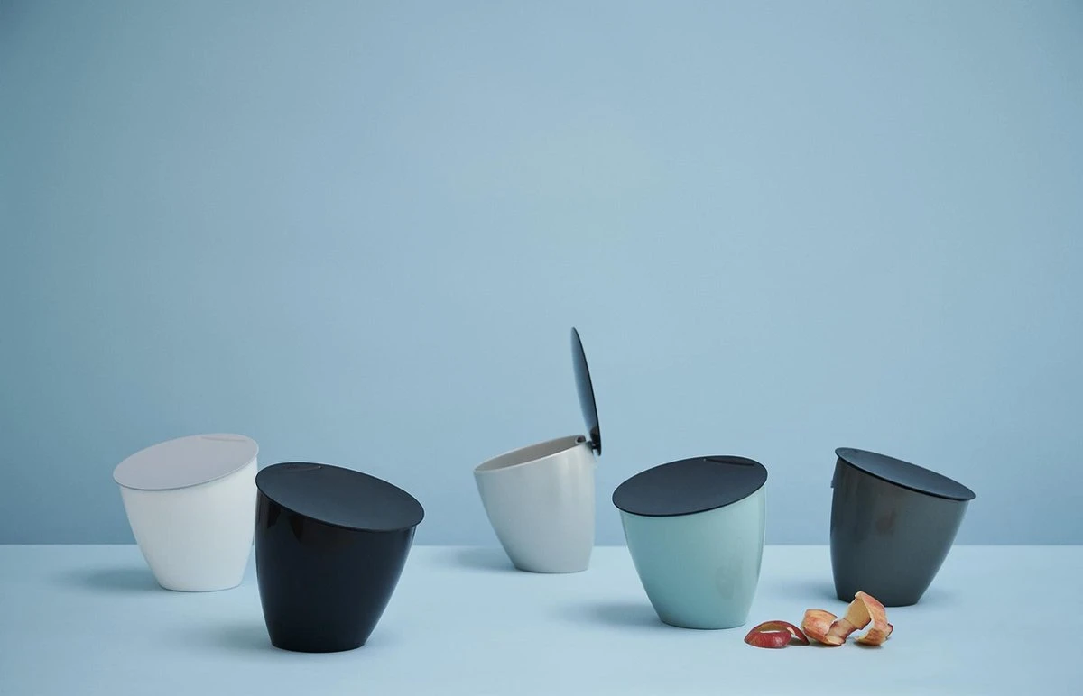 Mepal – Afvalbakje Calypso – Afvalbakje Voor Op Het Aanrecht - 2.2 Liter – Nordic Green – Grote Vulopening – Gemakkelijk Te Reinigen 7 Mepal – Afvalbakje Calypso – Afvalbakje Voor Op Het Aanrecht - 2.2 Liter – Nordic Green – Grote Vulopening – Gemakkelijk Te Reinigen - Afbeelding 5