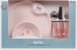 Mepal Mio – Kinderservies Set 6-delig – Bestaat Uit Een Bord, Schaaltje, Glas En Bestek – Flowers & Butterflies - Licht In Gewicht – Kan Tegen Een Stootje -Gezinswaren Verkoop 1200x790