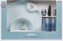 Mepal Mio – Kinderservies Set 6-delig – Bestaat Uit Een Bord, Schaaltje, Glas En Bestek – Sailors Bay - Licht In Gewicht – Kan Tegen Een Stootje -Gezinswaren Verkoop 1200x791