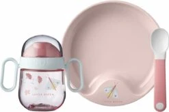 Mepal Mio – Babyservies 3-delig – Bestaat Uit Een Oefenbord, Antilekbeker En Oefenlepel – Flowers & Butterflies – Licht In Gewicht – Kan Tegen Een Stootje -Gezinswaren Verkoop 1200x796