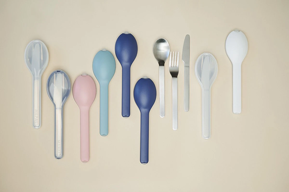 Mepal – Bestekset 3-delig Ellipse – Bestaat Uit Een Mes, Vork En Lepel – Nordic Denim – RVS Bestekset 9 Mepal – Bestekset 3-delig Ellipse – Bestaat Uit Een Mes, Vork En Lepel – Nordic Denim – RVS Bestekset - Afbeelding 7