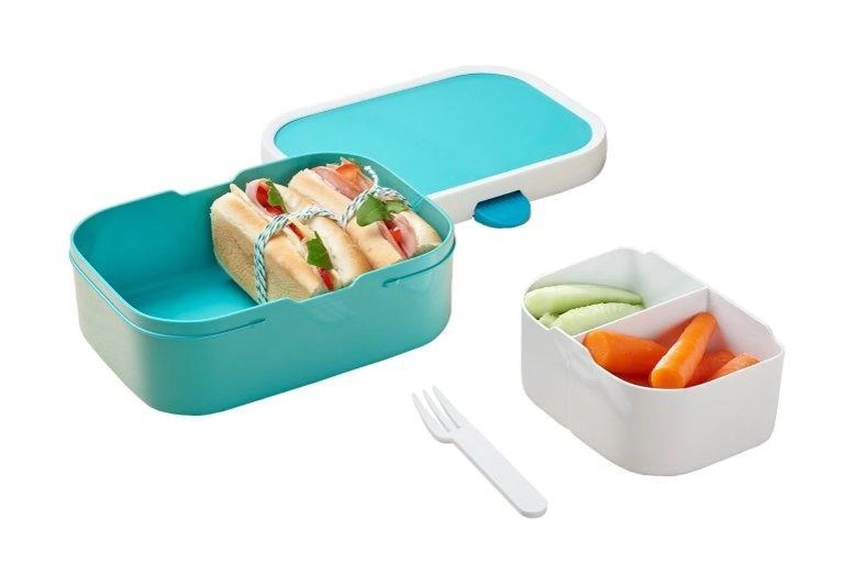 Mepal Campus Bento Lunchbox - Blauw 7 Mepal Campus Bento Lunchbox - Blauw - Afbeelding 5