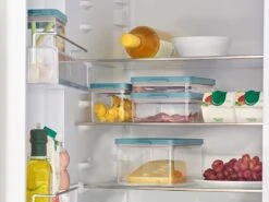 Mepal – Koelkastdoos Omnia Kaas – Nordic Green – Kaasdoos Koelkast – Vershoudbakjes – Makkelijk Stapelbaar – Houdt Kaas Vers – Lucht En- Aromadicht -Gezinswaren Verkoop 1200x899 1