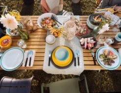 Mepal - Serviesset Bloom 8-delig – Geschikt Als Stijlvol Buitenservies - Pebble Black – Ideaal Voor Buiten En Binnen – Licht In Gewicht -Gezinswaren Verkoop 1200x924