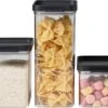 Mepal – Omnia Set Bewaardoos 3-delig – Black – Bewaardozen Voedsel – Makkelijk Stapelbare Voorraadpotten – Lucht En- Aromadicht -Gezinswaren Verkoop 1200x961
