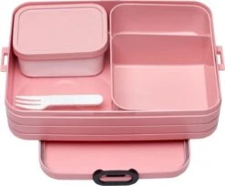 Mepal – Bento Lunchbox Take A Break Large- Inclusief Bento Box – Nordic Pink – Lunchbox Voor Volwassenen -Gezinswaren Verkoop 1200x993 4