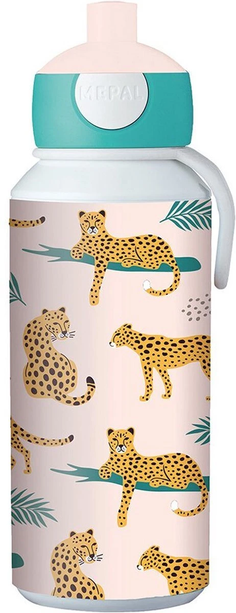 Mepal Pop-Up Drinkfles Luipaard 400 Ml 6 Mepal Pop-Up Drinkfles Luipaard 400 Ml - Afbeelding 4