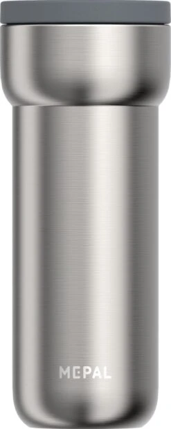 Mepal Isoleerbeker Ellipse 475 Ml – Houdt Je Drankje 6 Uur Warm En 10 Uur Koud – Natural Brushed – Koffiebeker To Go – Lekdicht – Thermosbeker -Gezinswaren Verkoop 478x1200