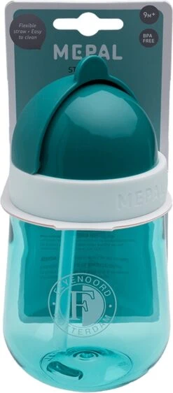 Mepal Mio – Rietjesbeker 300 Ml – Gegarandeerd Lekvrij – Deep Turquoise – Ideaal Voor Onderweg – Drinkbeker Kinderen -Gezinswaren Verkoop 527x1200