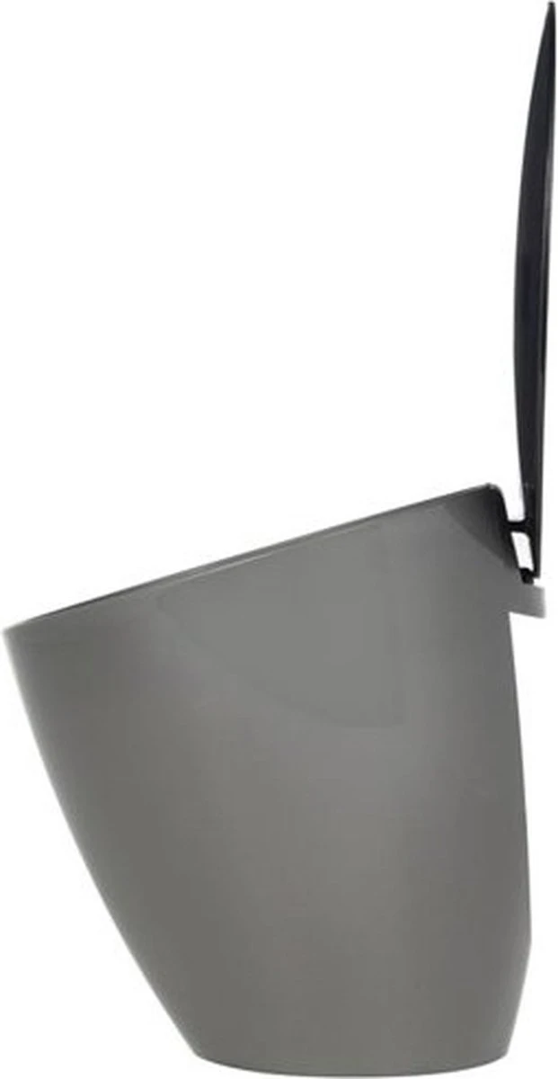 Mepal – Afvalbakje Calypso – Afvalbakje Voor Op Het Aanrecht - 2.2 Liter – Titanium – Grote Vulopening – Gemakkelijk Te Reinigen 4 Mepal – Afvalbakje Calypso – Afvalbakje Voor Op Het Aanrecht - 2.2 Liter – Titanium – Grote Vulopening – Gemakkelijk Te Reinigen - Afbeelding 2