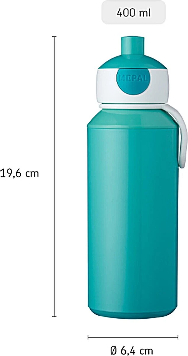 Mepal Drinkfles Pop-up Campus 400 Ml - Little Goose 5 Mepal Drinkfles Pop-up Campus 400 Ml - Little Goose - Afbeelding 3