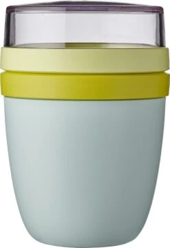 Mepal – Limited Edition Lunchpot Ellipse – Praktische Muesli Beker To Go – Lemon Vibe – Geschikt Voor Vriezer, Magnetron En Vaatwasser- Onbeperkt Genieten