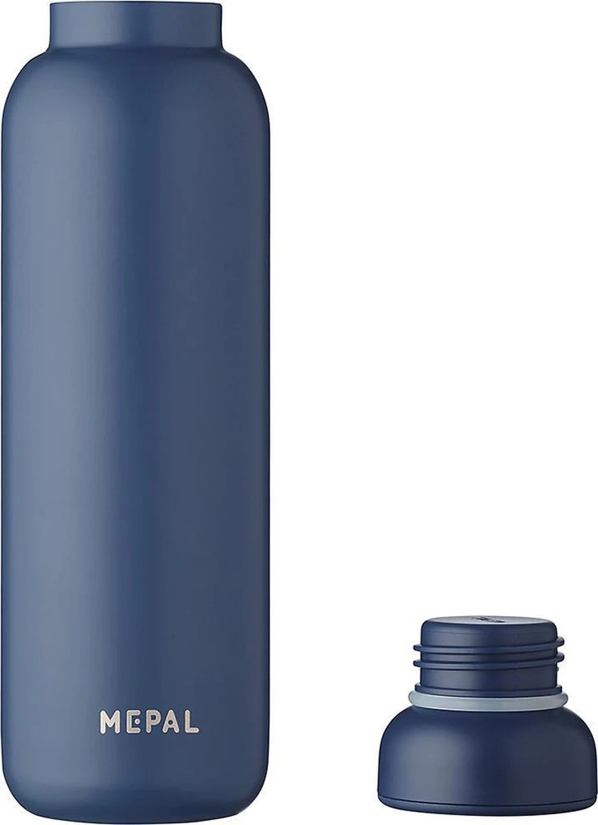 Mepal – Isoleerfles Ellipse 500 Ml – Houdt Je Drankje 12 Uur Warm En 24 Uur Koud – Nordic Denim – Geschikt Voor Bruiswater – Thermosfles – Lekdicht 4 Mepal – Isoleerfles Ellipse 500 Ml – Houdt Je Drankje 12 Uur Warm En 24 Uur Koud – Nordic Denim – Geschikt Voor Bruiswater – Thermosfles – Lekdicht - Afbeelding 2