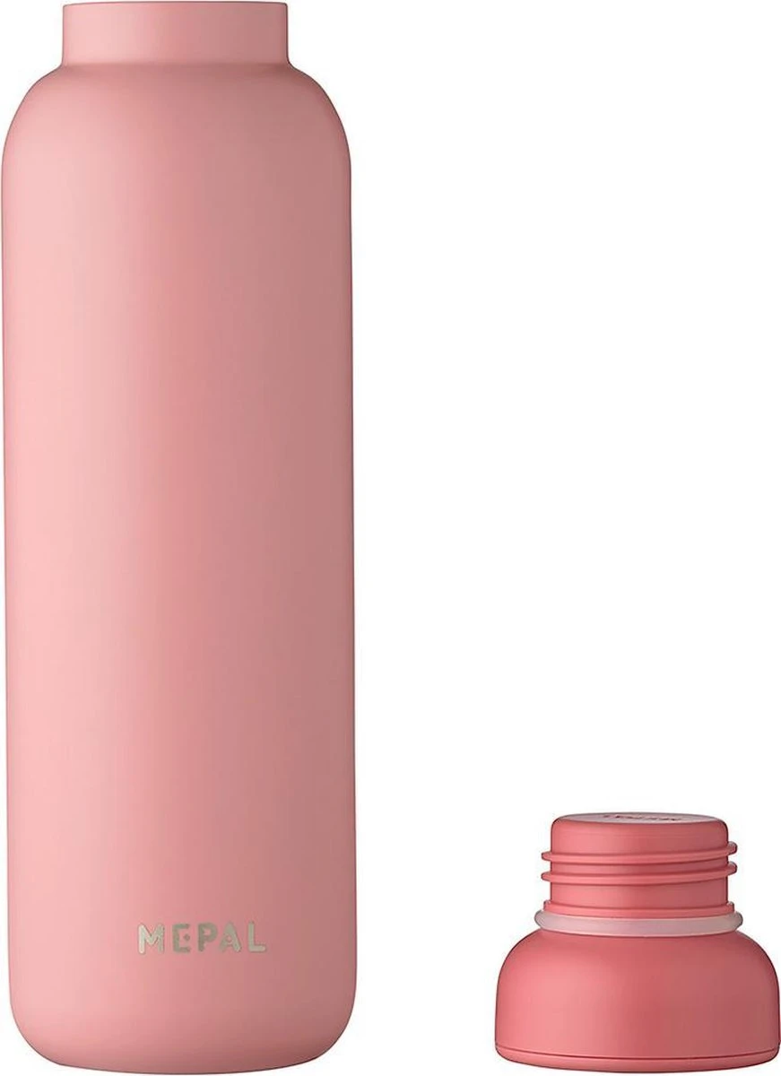 Mepal – Isoleerfles Ellipse 500 Ml – Houdt Je Drankje 12 Uur Warm En 24 Uur Koud – Nordic Pink – Geschikt Voor Bruiswater – Thermosfles – Lekdicht 5 Mepal – Isoleerfles Ellipse 500 Ml – Houdt Je Drankje 12 Uur Warm En 24 Uur Koud – Nordic Pink – Geschikt Voor Bruiswater – Thermosfles – Lekdicht - Afbeelding 3